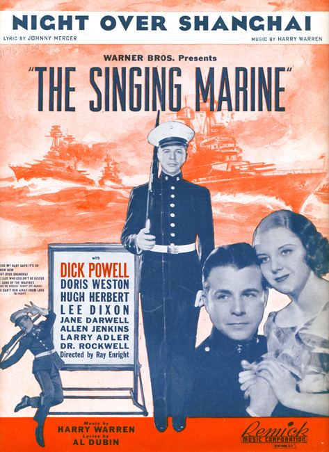 The Singing Marine iThe Singing Marinei Sheet Music Featuring Dick Powell