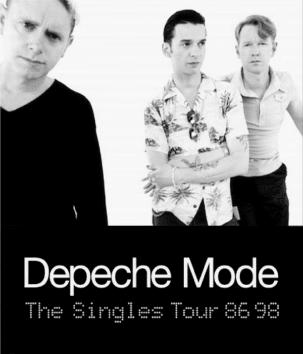 The Singles Tour Depeche Mode Depeche Mode quotThe Singles Tourquot 1998