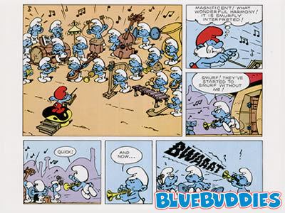 The Smurfs (comics) Smurf Comic Books Smurphony in C The Egg and the Smurfs The