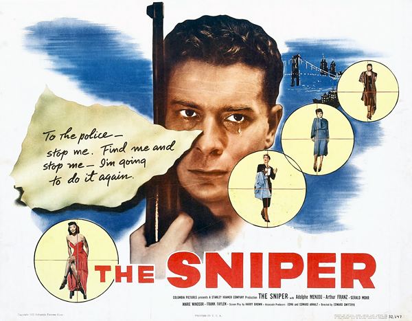 The Sniper (1952 film) Film Noir Review The Sniper 1952 Classic Movie Hub Blog