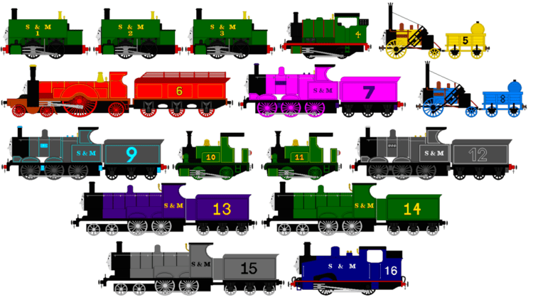 The Sodor & Mainland Railway Sodor and Mainland Railway Engines by steamdiesel on DeviantArt