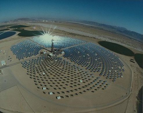 The Solar Project Solar One and Solar Two Daggett California Atlas Obscura