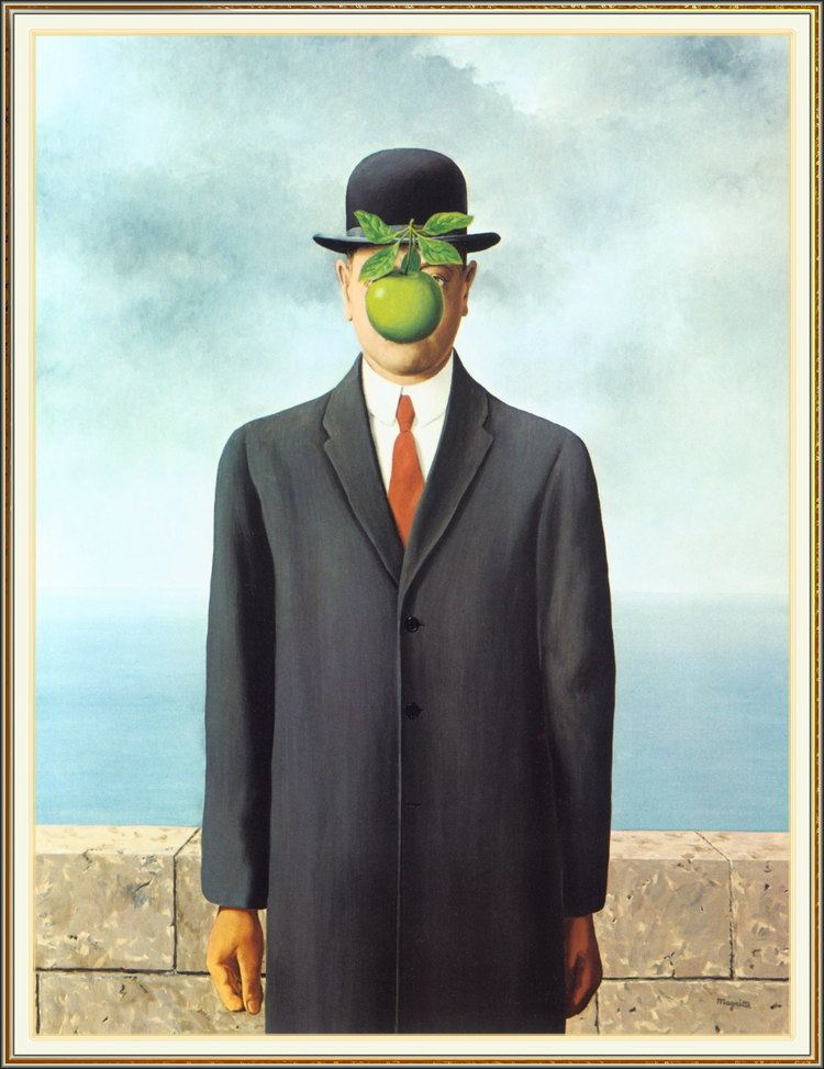 The Son of Man The Son of Man 1964 Rene Magritte WikiArtorg