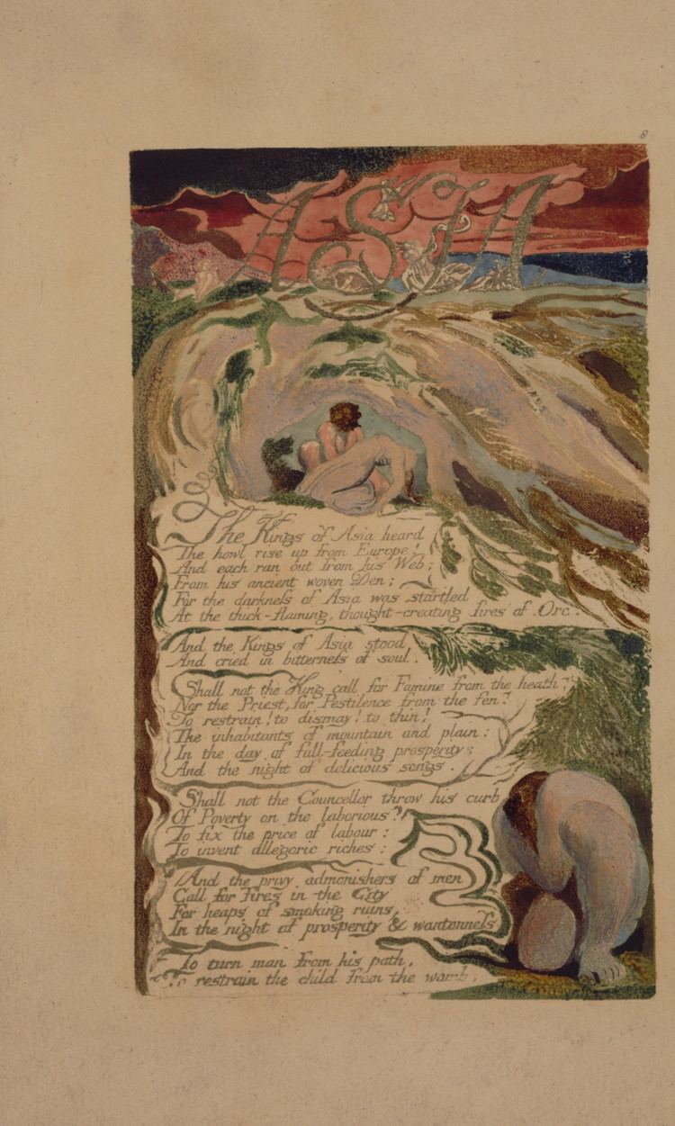 The Song of Los FileWilliam Blake The Song of Los Plate 6 Original LoC Scan