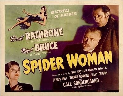 The Spider Woman Sherlock Holmes and The Spider Woman 1944 Daily Scribbling