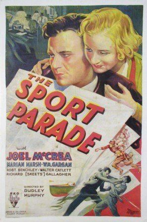 The Sport Parade The Sport Parade 1932 The Blonde at the Film