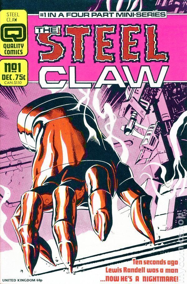 The Steel Claw (comics) Steel Claw 1986 comic books