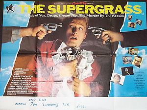 The Supergrass The Supergrass Original Vintage Film Poster Original Poster