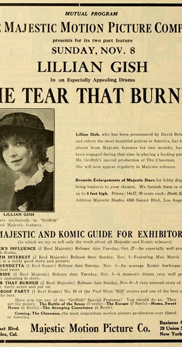 The Tear That Burned 1914 IMDb