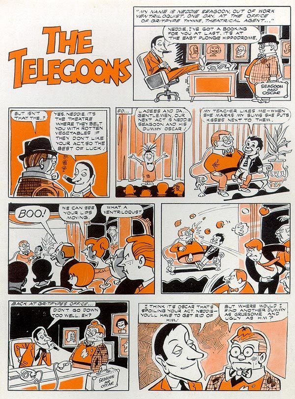 The Telegoons The Goon Show Site Collectables The Telegoons Comic Strip 1
