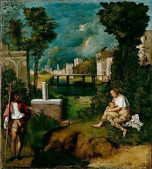 The Tempest (Giorgione) httpsuploadwikimediaorgwikipediacommonsthu