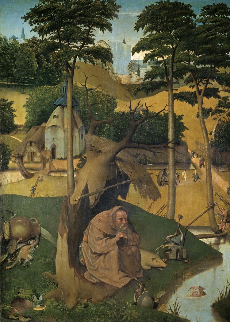 The Temptation of St Anthony (Bosch painting) httpsuploadwikimediaorgwikipediacommonsbb