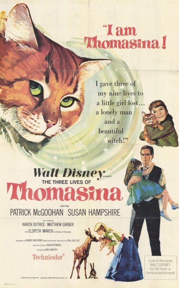 The Three Lives of Thomasina The Three Lives of Thomasina Movie Posters From Movie Poster Shop