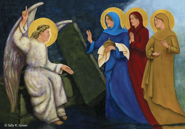 The Three Marys Three Marys at the Tomb by Sally K Green