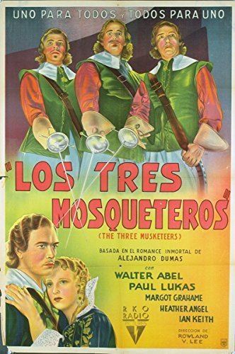 The Three Musketeers 1935 Original Argentinean Poster 29x43 at