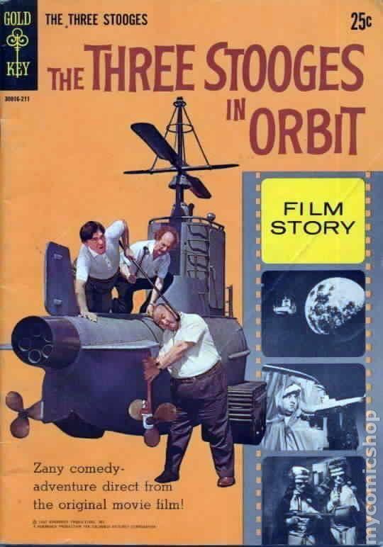 The Three Stooges in Orbit Three Stooges in Orbit 1962 Movie Comics comic books