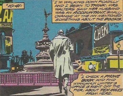 The Tomb of Dracula movie scenes Gene Colan s Picadilly Circus sets the scene Tom Palmer inks and colouring Tomb of Dracula 25 