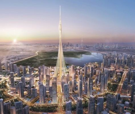 The Tower at Dubai Creek Harbour UAE Emaar breaks ground on 928mtall The Tower