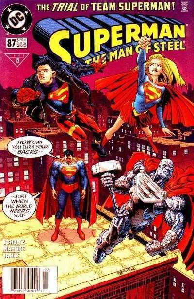 The Trial of Superman Superman The Man of Steel 87 The Trial of Team Superman Issue