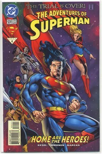 The Trial of Superman Adventures of Superman vol 1 531 FN Trial of Superman Tic Toc