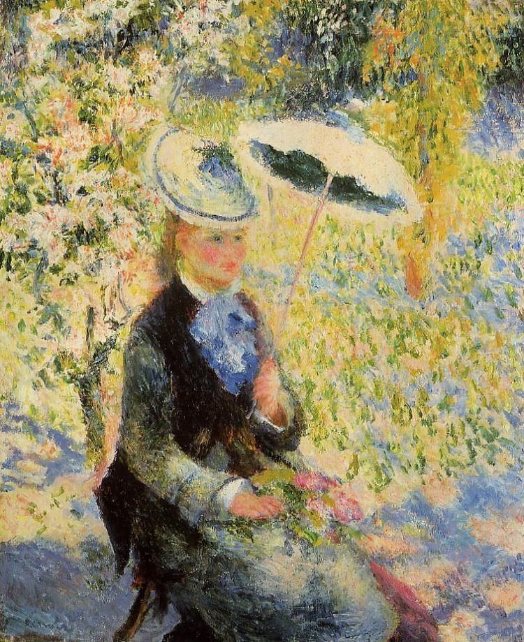 The Umbrellas (Renoir painting) 1000 images about PierreAuguste Renoir on Pinterest Oil on