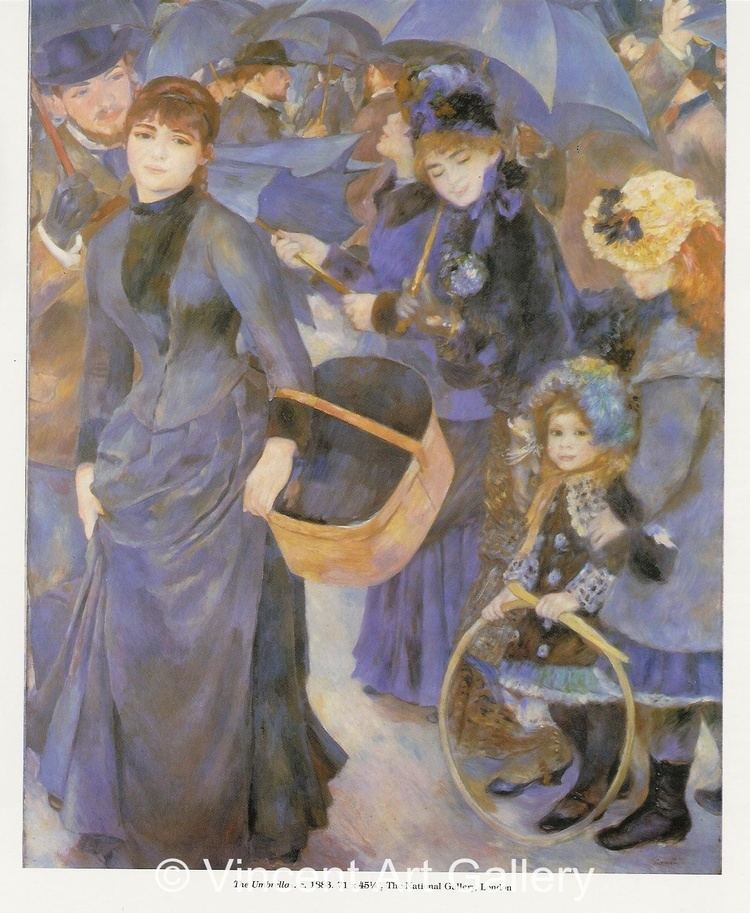 The Umbrellas (Renoir painting) The Umbrellas by PierreAuguste Renoir Oil Painting Reproduction