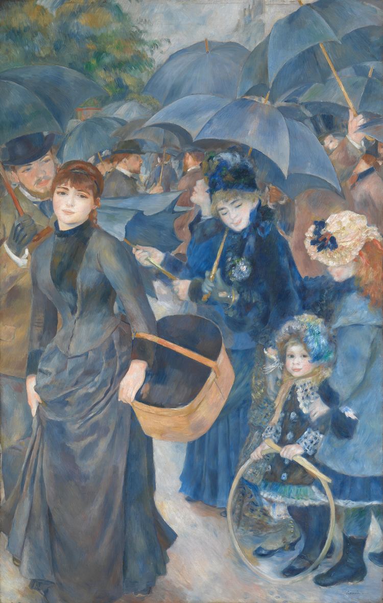The Umbrellas (Renoir painting) httpsuploadwikimediaorgwikipediacommonsee