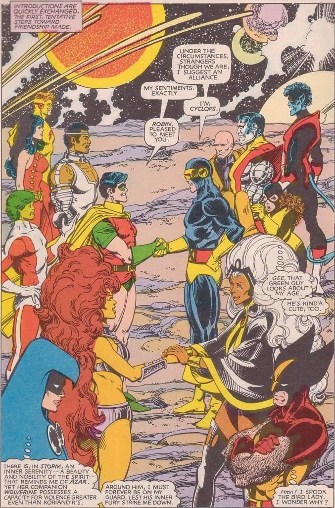 The Uncanny X-Men and The New Teen Titans The Uncanny XMen and The New Teen Titans