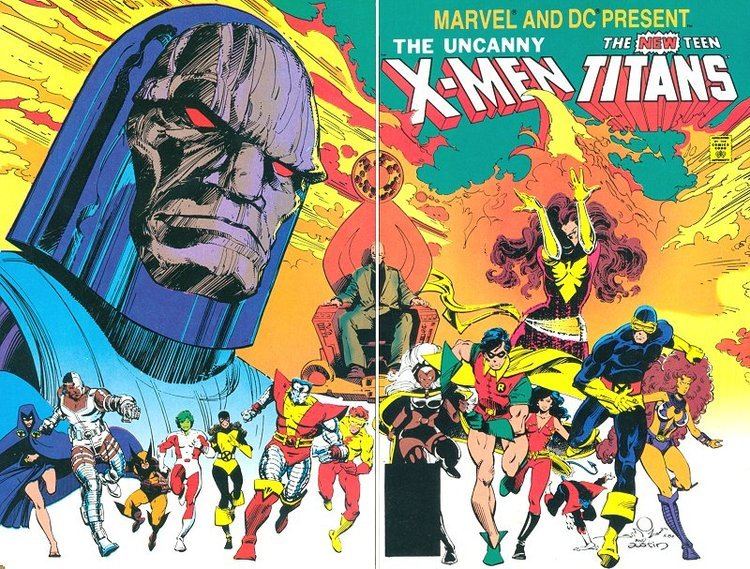The Uncanny X-Men and The New Teen Titans Uncanny XMen and the New Teen Titans 1 uncannyxmennet
