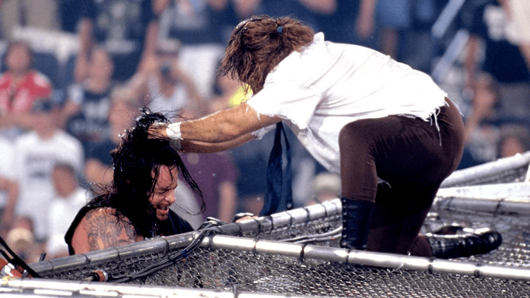 The Undertaker vs. Mankind (Hell in a Cell match) Top Ten Things Hell in a Cell Matches Enuffacom