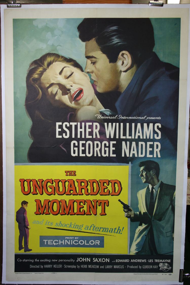 THE UNGUARDED MOMENT Original Film Noir Poster