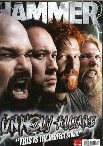 The Unholy Alliance Tour Trivium Mxico Portada de Metal Hammer sobre el Unholy
