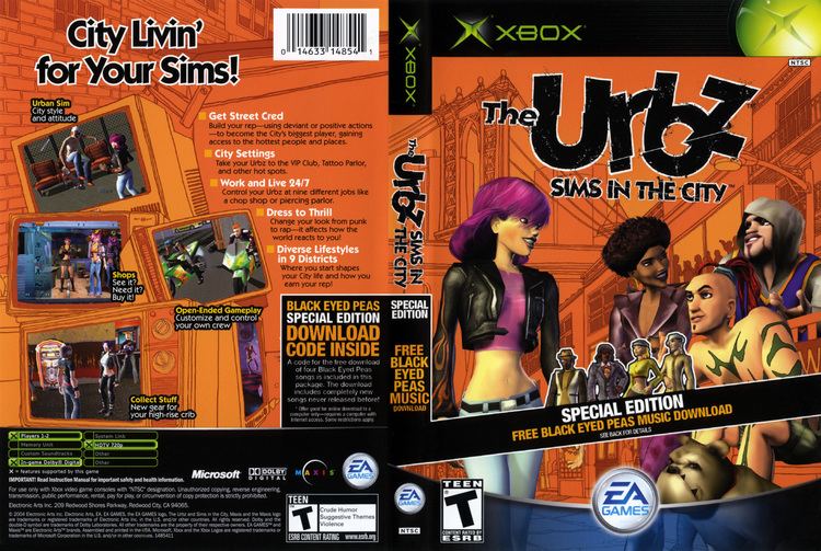 The Urbz: Sims in the City theisozonecomimagescoverxbox327jpg