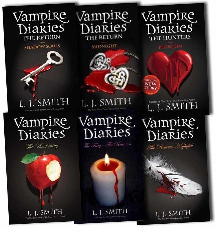 The Vampire Diaries (novel series) Vampire Diaries Collection L J Smith 6 Books Set 1 8 Pack Midnight