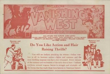 The Vanishing West movie poster