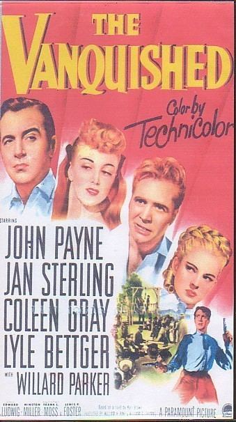 THE VANQUISHED 1953 JOHN PAYNE JAN STERLING COLEEN GRAY for sale