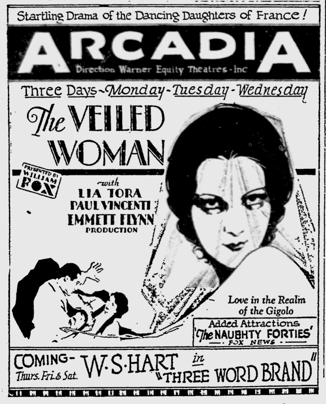 The Veiled Woman Fox Film Corporation 1929 The Bela Lugosi Blog
