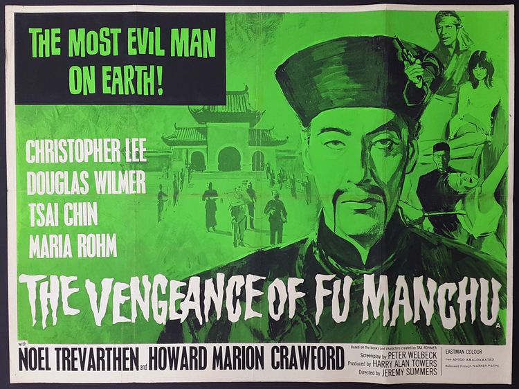 The Vengeance of Fu Manchu THE VENGEANCE OF FU MANCHU 1967 Original UK Quad Film Poster