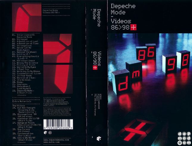 The Videos 86–98 DEPMODCOM Depeche Mode Videos 86gt98 MF042