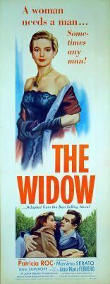 The Widow (1955 film) movie poster