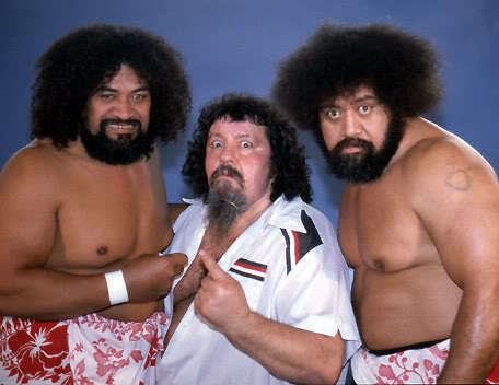 The Wild Samoans The Wild Samoans with Captain Lou Albano Favorite wrestlers of all