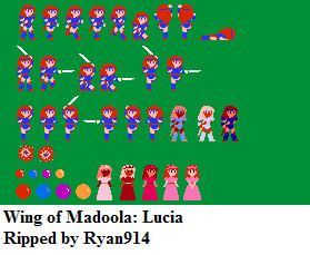 The Wing of Madoola NES The Wing of Madoola JPN Lucia The Spriters Resource