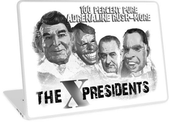 The X-Presidents The X Presidents 100 Pure Adrenaline RushMorequot Laptop Skins by