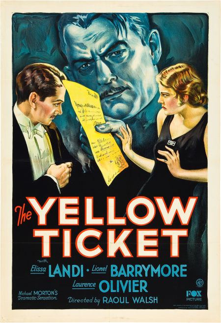 the yellow ticket 1931 movie poster Movie Poster Museum