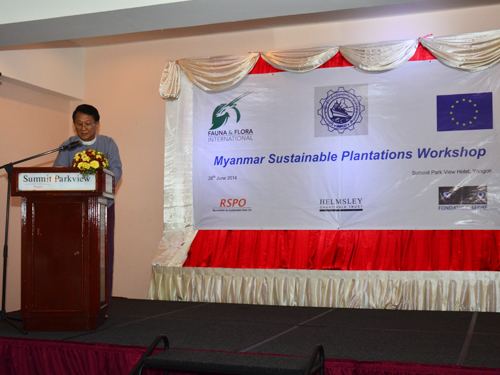 Thein Han Opening address by U Thein Han Vice President of The Republic of