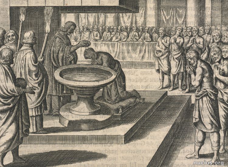 Æthelberht of Kent Baptism of King Aethelberht of Kent and other AngloSaxons 1710