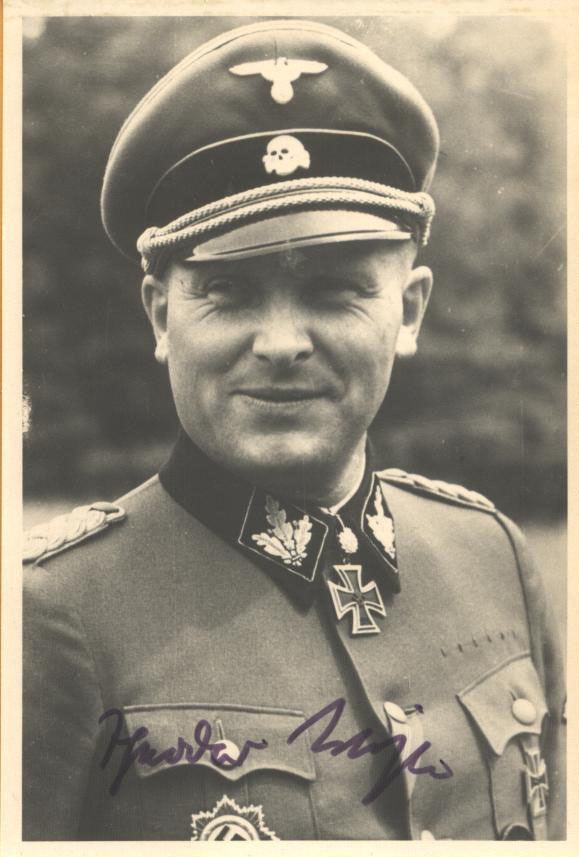 Theodor Wisch Military Autographs