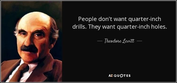 Theodore Levitt TOP 25 QUOTES BY THEODORE LEVITT AZ Quotes