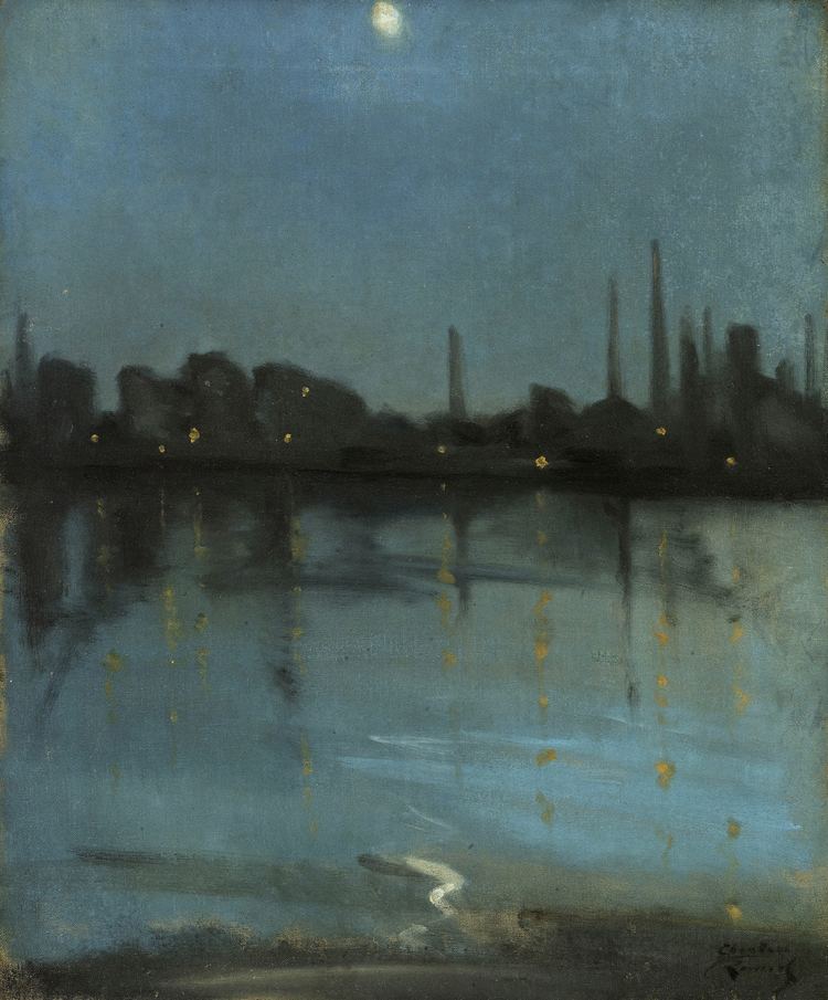 Theodore Roussel The Thames from Chelsea by THEODORE ROUSSEL Sarah Colegrave
