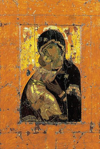 Theotokos of Vladimir Vladimir Icon of the Mother of God OrthoChristianCom